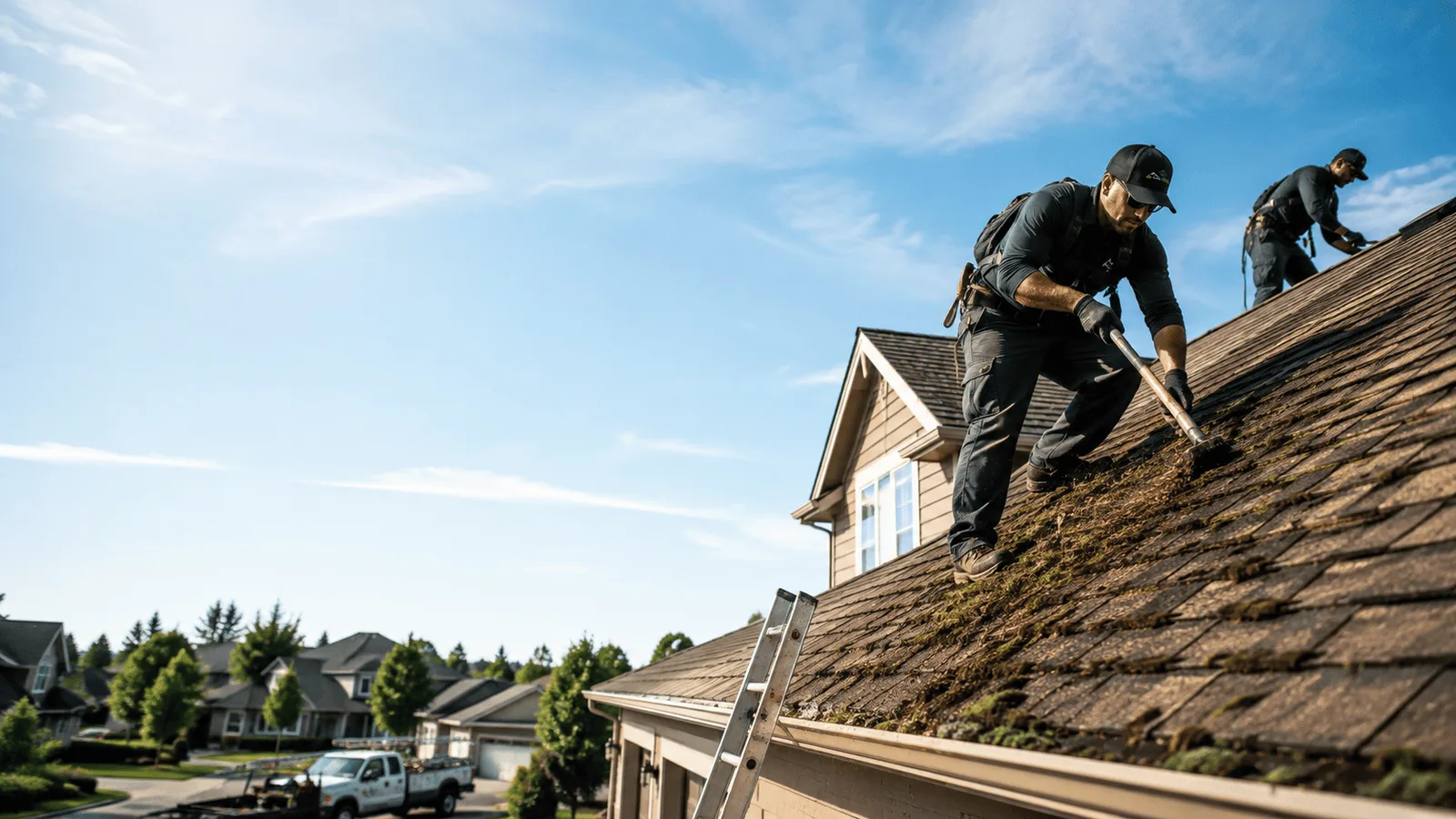 Roof Moss Removal in Wyoming near me